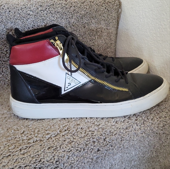 Guess Men's High-Top Sneakers 9.5 - Picture 1 of 16